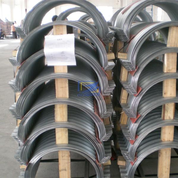 flanged nestable corrugated steel pipe 